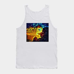 Mountain Man Abstract 2 Tank Top